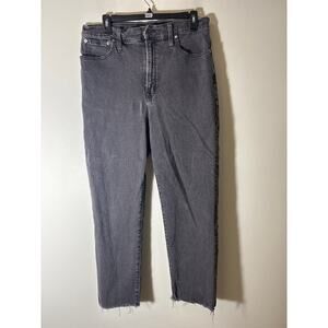 Madewell Light Black "The Perfect Vintage Straight Jean" Sz 31